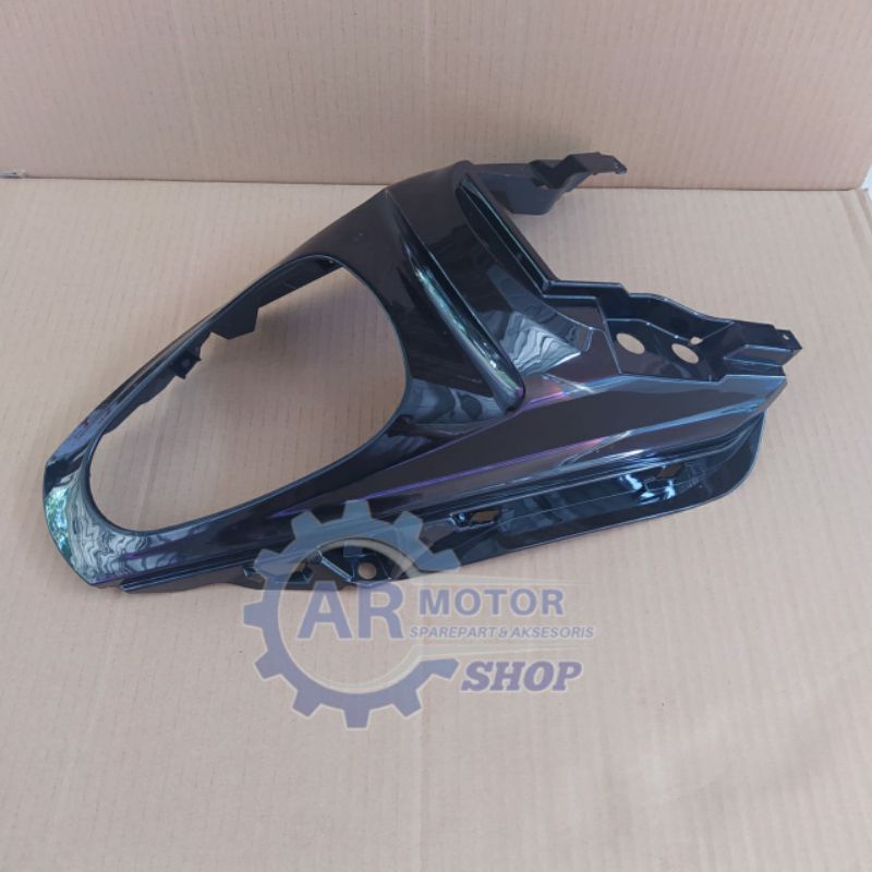 COVER LAMPU BELAKANG SCOOPY KARBU HITAM/ COVER BODY BELAKANG SCOOPY