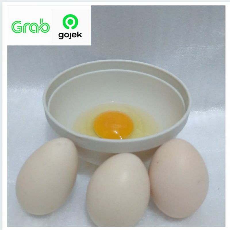 

Telor ayam kampung asli fresh