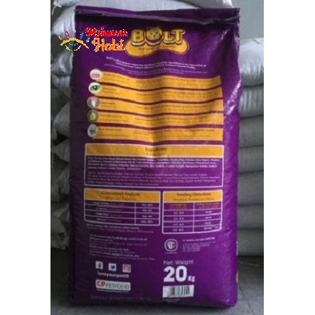 Makanan Kucing BOLT 20kg 20 kg Cat Food Karungan Zak