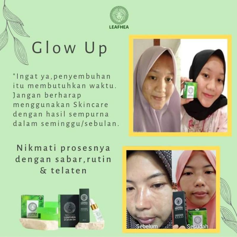 SABUN DAN SERUM LEAFHEA GLOWING