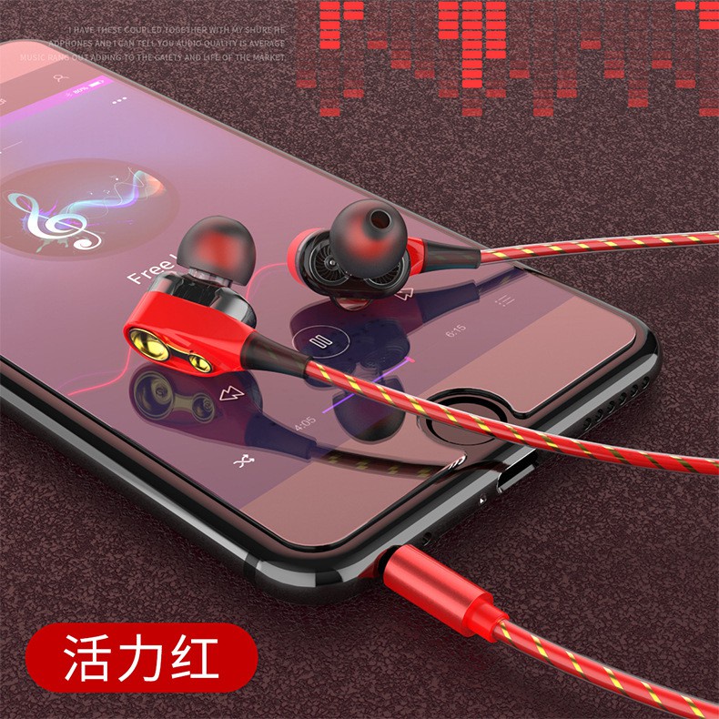 ⚡YZ Headset Gaming Dual Hifi Stereo Bass Dengan Mic Dan Kabel Ukuran 3.5mm Untuk Android iPhone