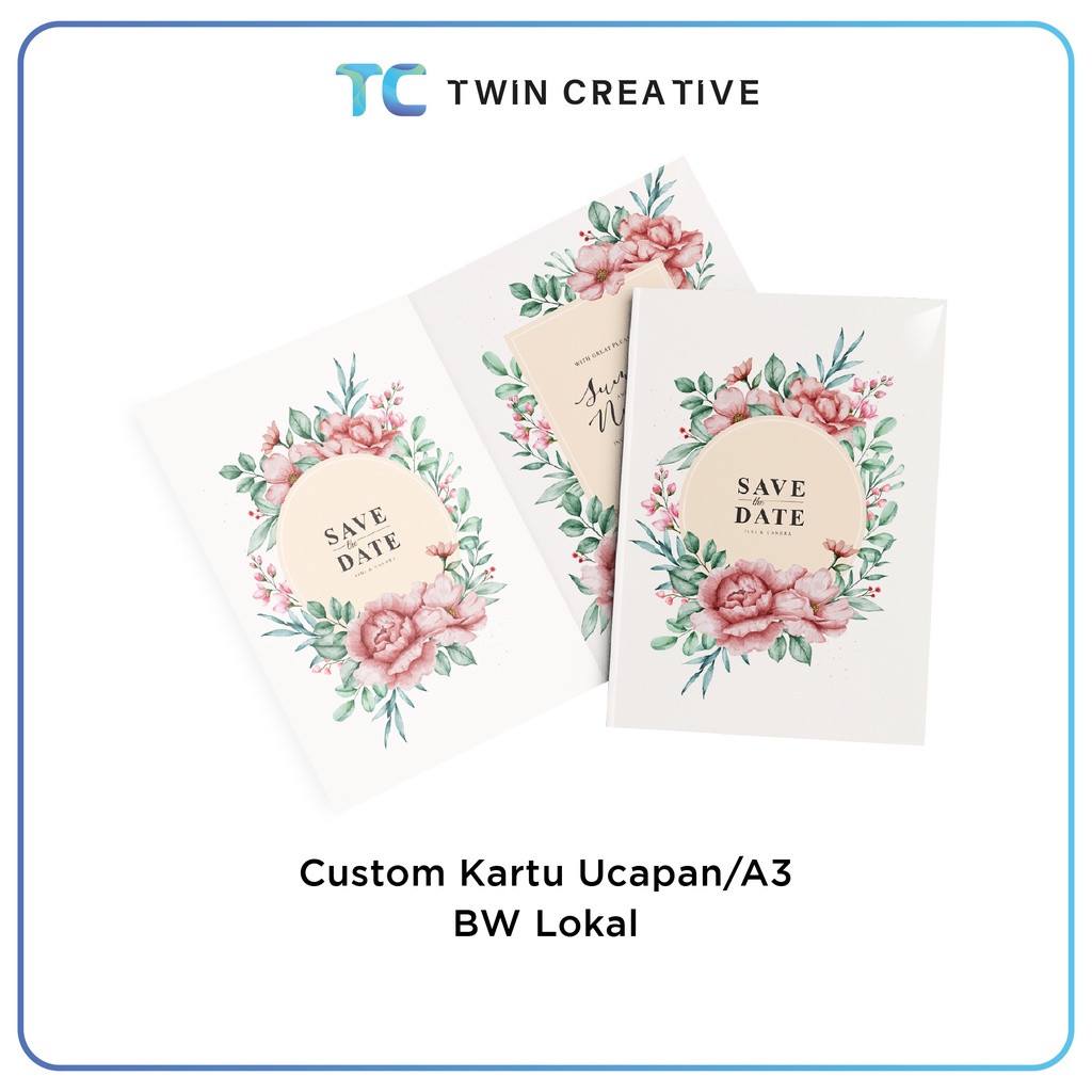 

Cetak Kartu Ucapan Undangan Ulang Tahun - BW Lokal A3