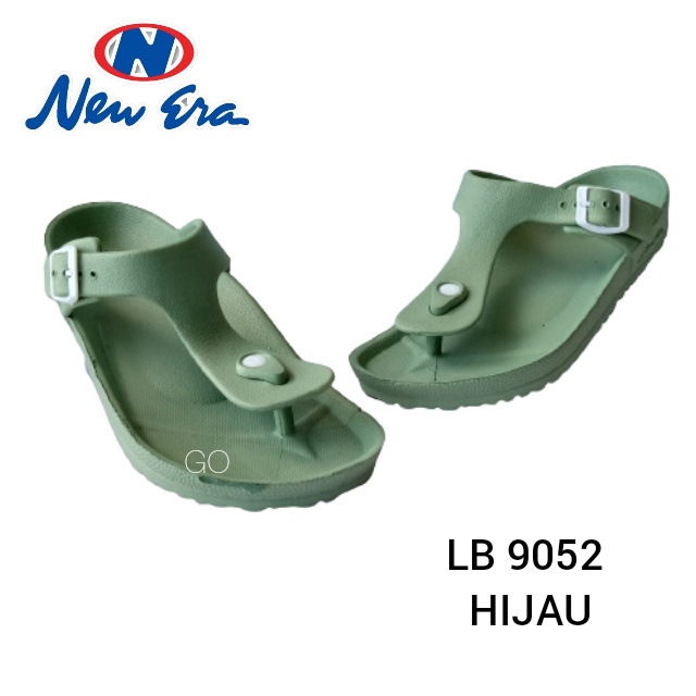 gof SANDAL NEW ERA LB E 9052 ORIGINAL SANDAL JEPIT SANDAL KARET Sandal Wanita UKURAN 37-40