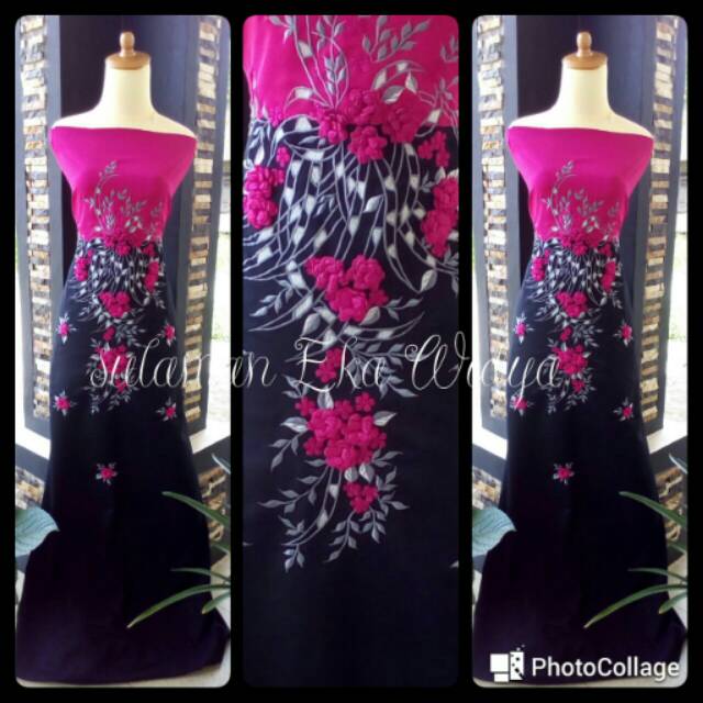 Bahan bordir gamis.