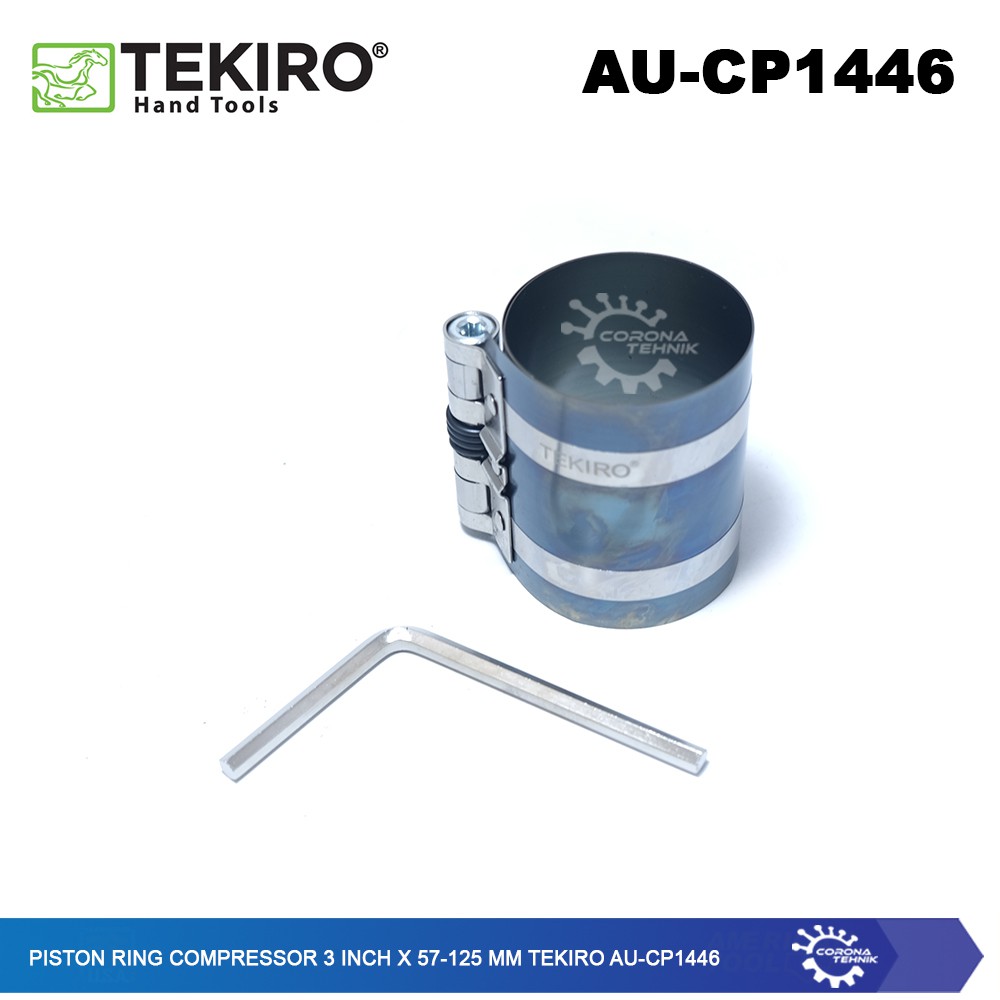 Piston Ring Compressor 3 Inch x 57-125 mm Tekiro AU-CP1446