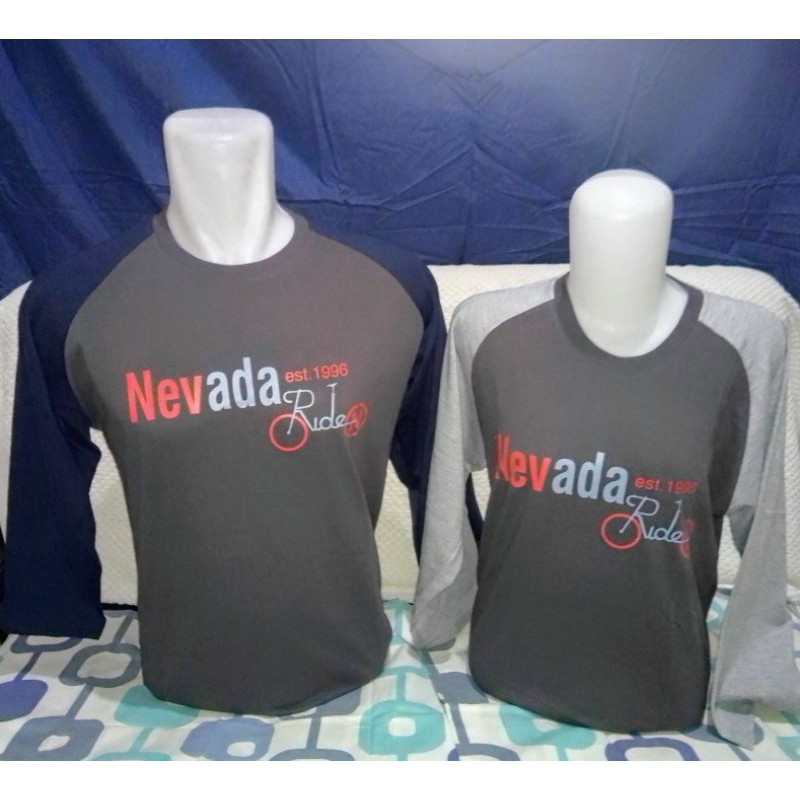 KAOS NEVADA LENGAN 7/8 COWOK/CEWEK|PREMIUM| SIZE M,L,XL