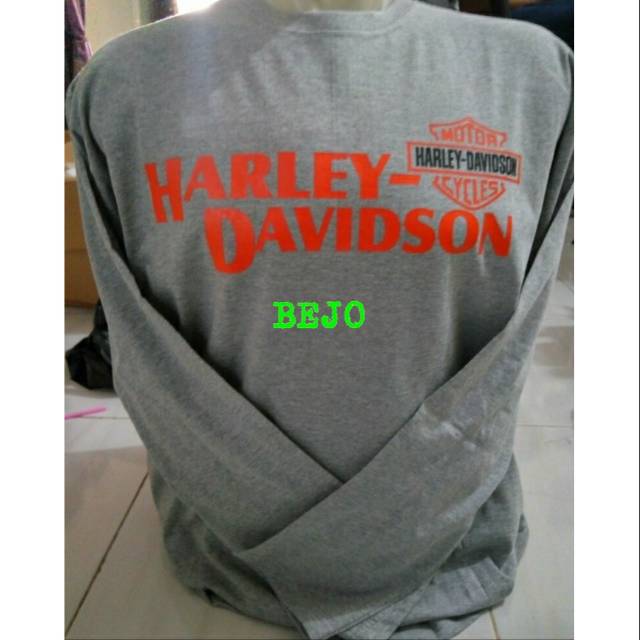 kaos tshirt lengan panjang long sleeve harley davidson