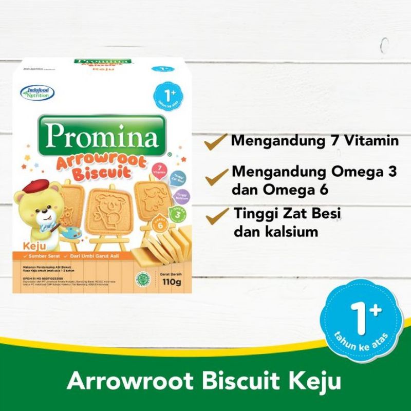 Promina Arrowroot Cookies Keju 110gr