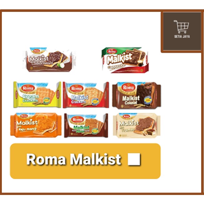 

Roma Malkist Crackers | Biskuit | Crackers