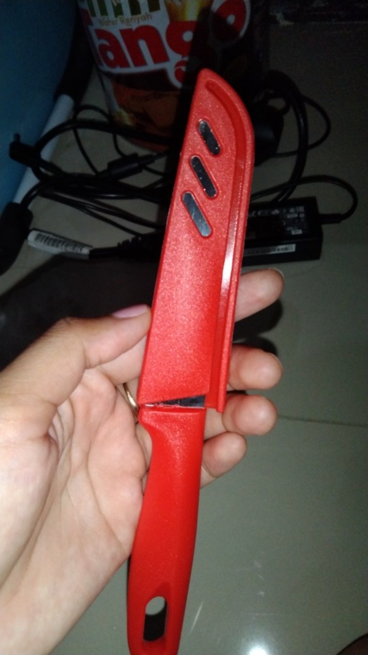 Pisau Dapur Buah Sayur Tajam / Pemotong Makanan / Kupas Buah Warna Warni /pisau(b30k)