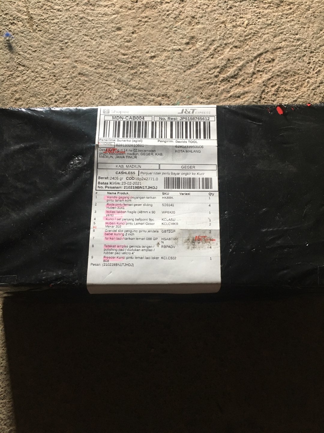 Tarikan Laci / Tarikan Lemari 088 Gp