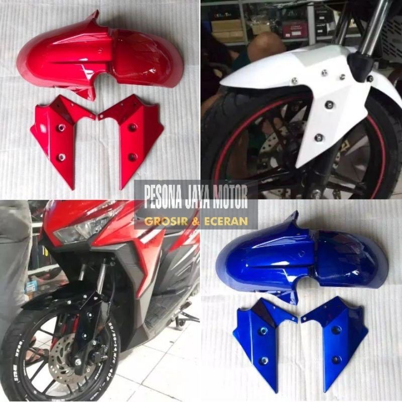 Spakbor Depan Modif Spakbor Depan model Ninja 250 Fi Universal semua motor bisa