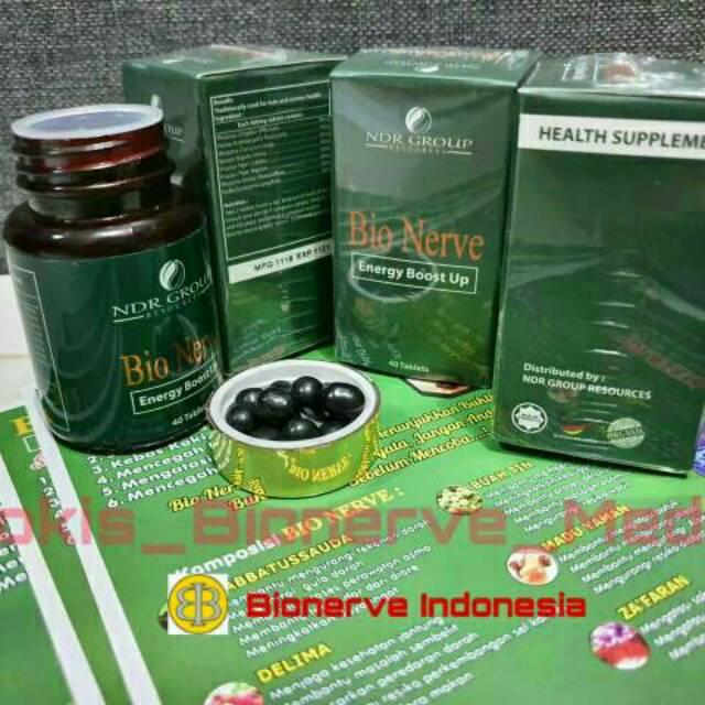 Bio Nerve Bio Nervee Herbal Original | Shopee Indonesia