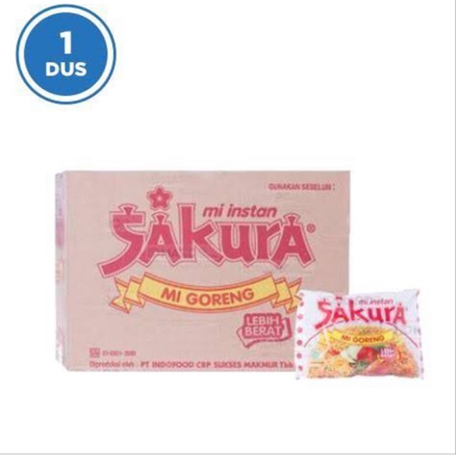 

Mie sakura Goreng 1dus