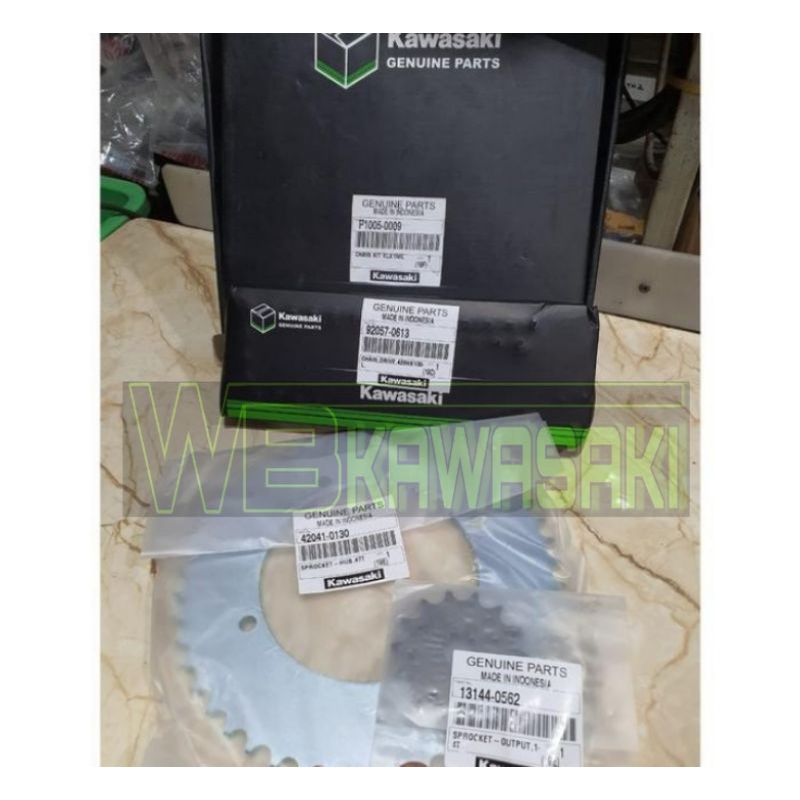 Jual CHAIN KIT/GEAR SET KAWASAKI KLX 150 L KLX 150 ORIGINAL Shopee