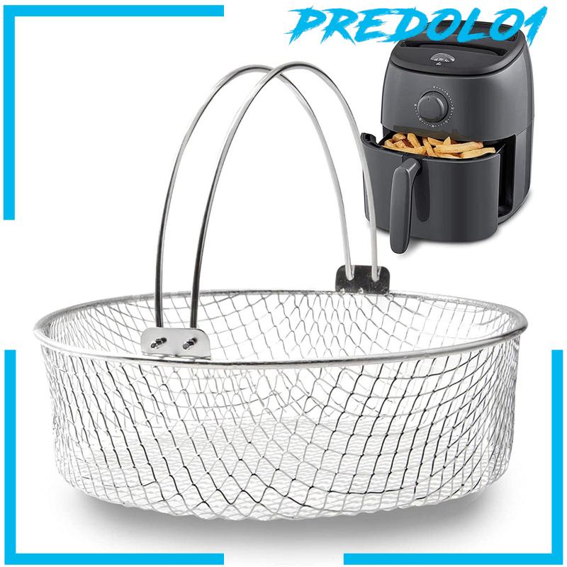 Air Fryer Basket with Handle Essentials Deep Fry Mesh Basket for Kitchen Fry