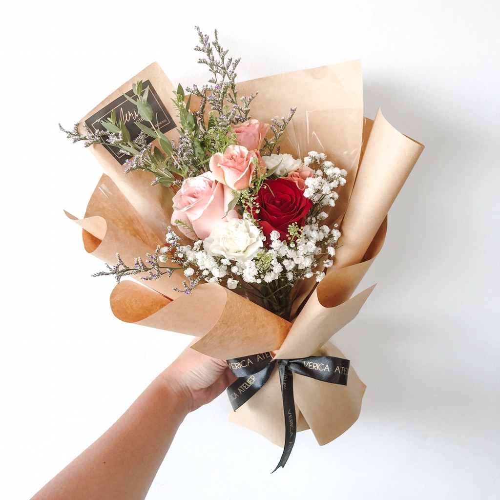 Petite Lovely Mix Bouquet Buket  Bunga  Campur Size Kecil  