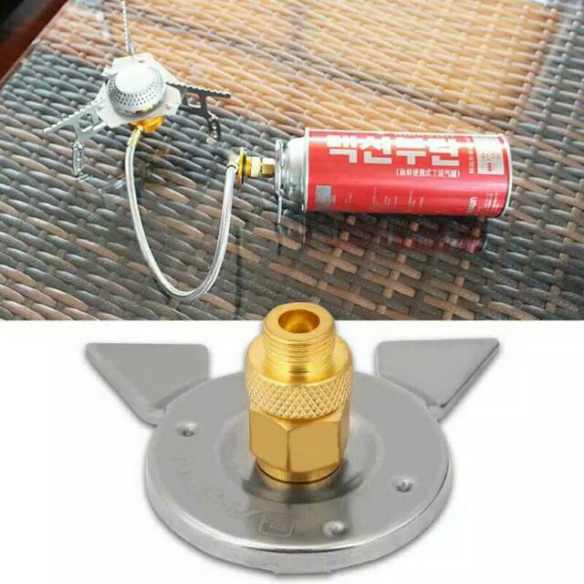 Adaptor BRS-17B adapter konektor BRS17B kompor gas ultralight canister stove camping