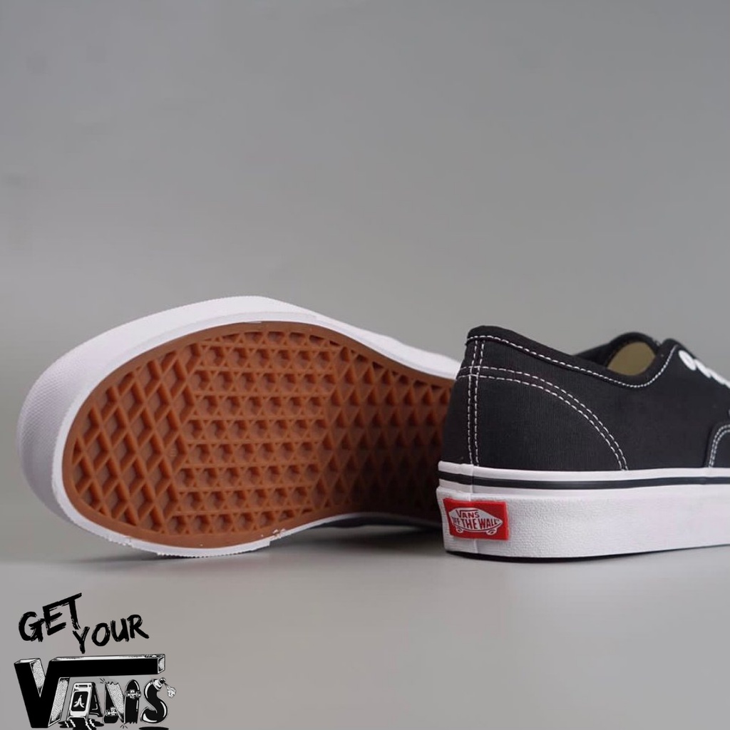 Vans Authentic Black White Classic Original 100% Bnib