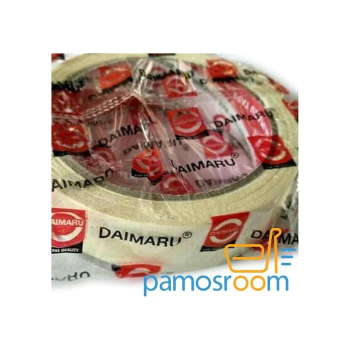 

Lakban Kertas Daimaru Masking Tape 24Mm 1 Inch (1Dus Isi 96Roll) Ori