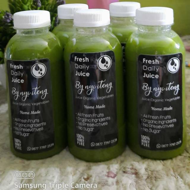 

Juice sayur organic by nyi iteng