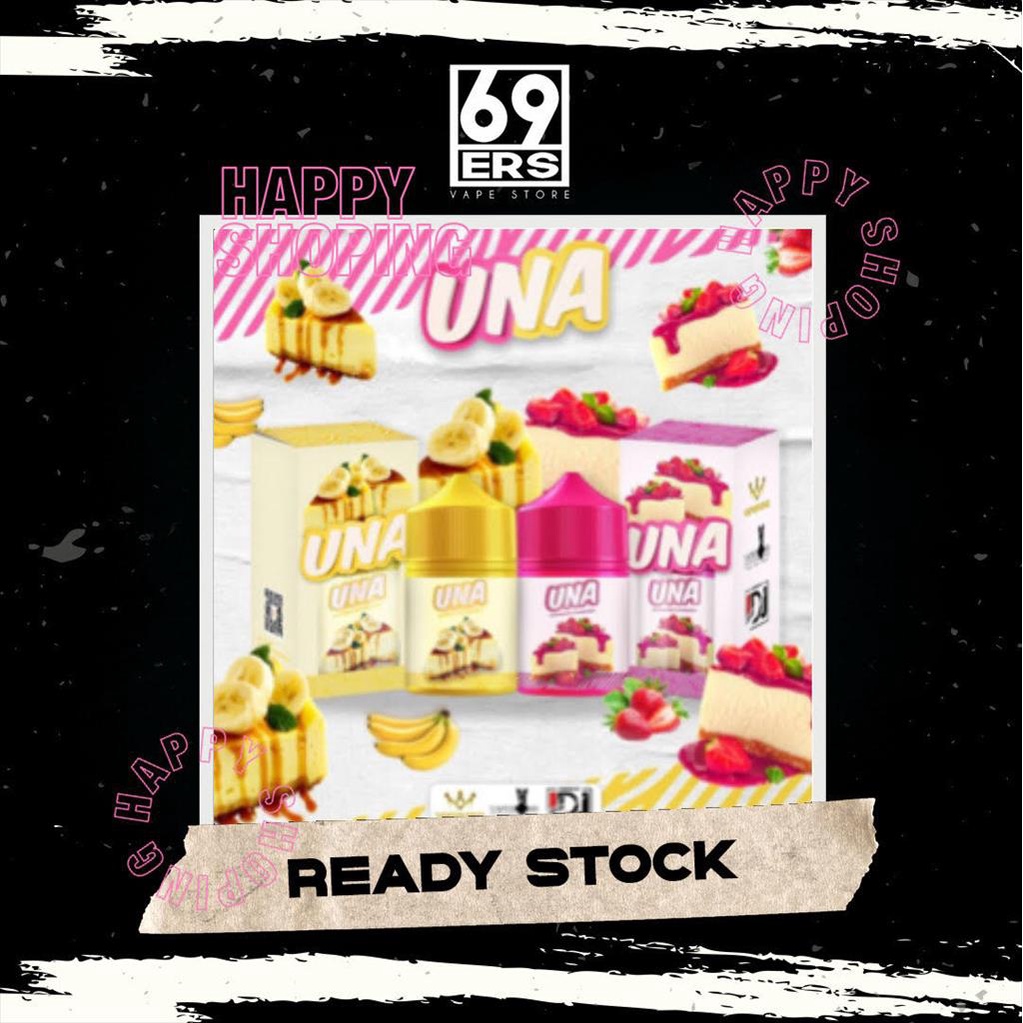 Jual LIQUID UNA STRAWBERRY CHEESECAKE 60ML BY IDJ X VAPORKING Indonesia