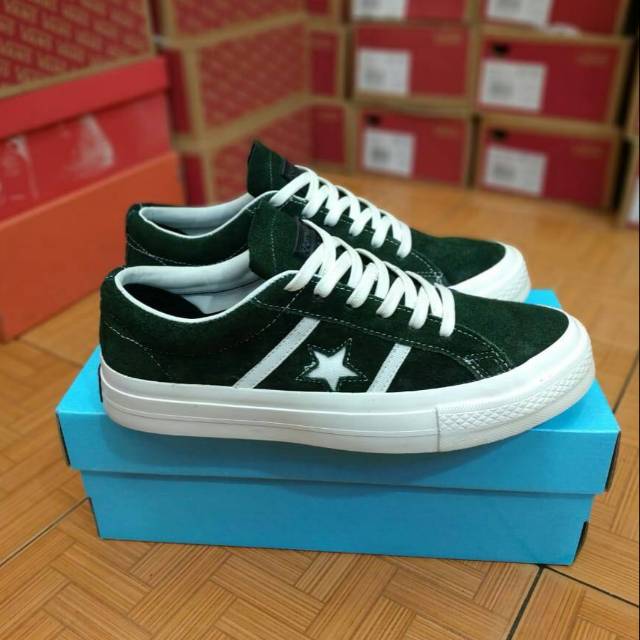 Sepatu Converse One Star Academy Green Army Premium High Quality