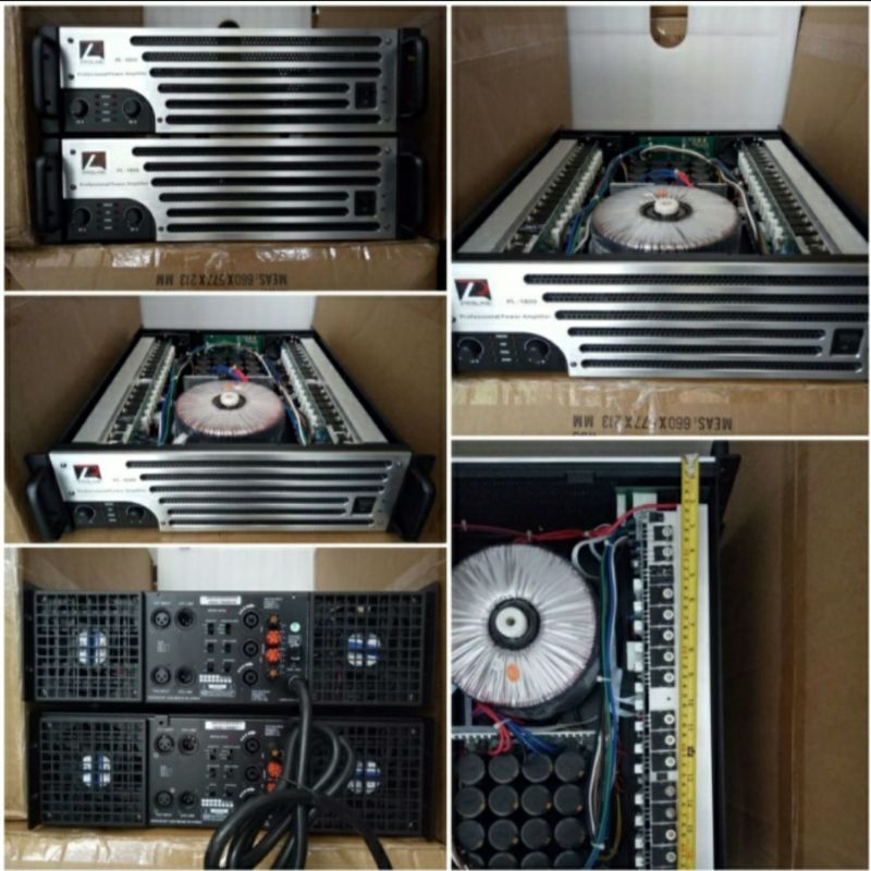 Power Amplifier Pasline PL1600 original Pasline PL1600 pl1600 Power Badak