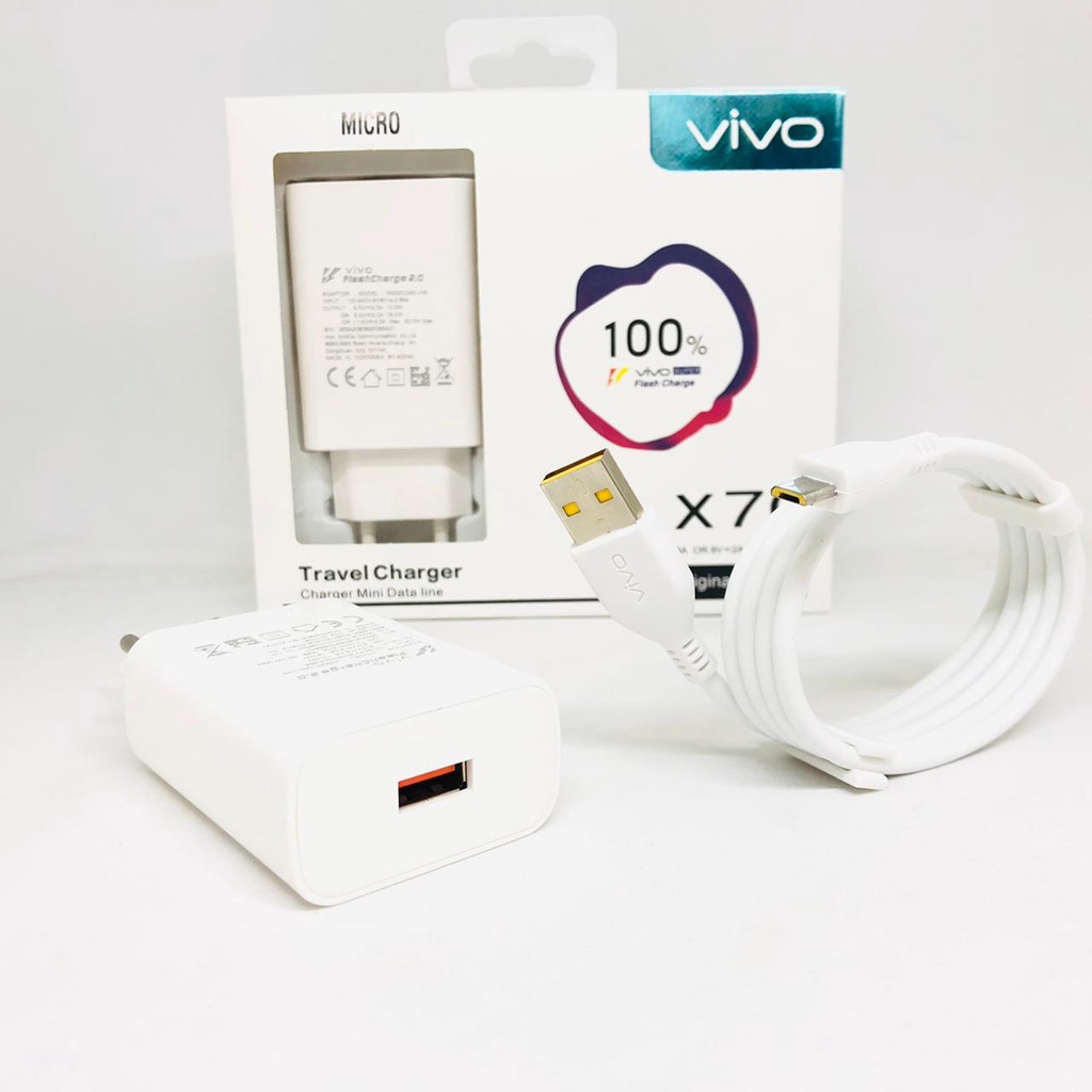 MINIGO Charger Vivo X70 Super Flash Charge MICRO USB &amp; TYPE C Original