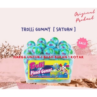 

[ FLASHSALE ] Trolli Planet Gummy / Trolly Gummi Permen Korea 1 buah Permen Jelly Viral