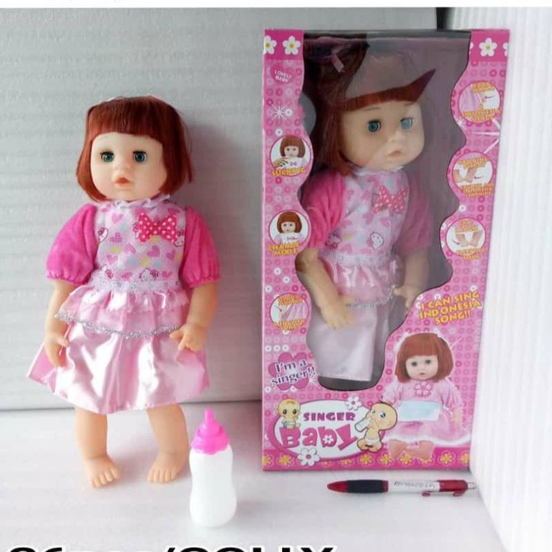 MAINAN ANAK BONEKA HAPPY BABY BIBI SINGER BABY DOLL BONEKA SUSAN BISA BICARA