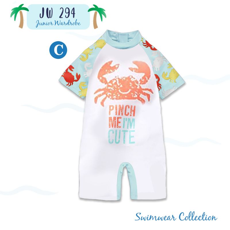 Baju Renang 1 piece kid swimwear JW 294