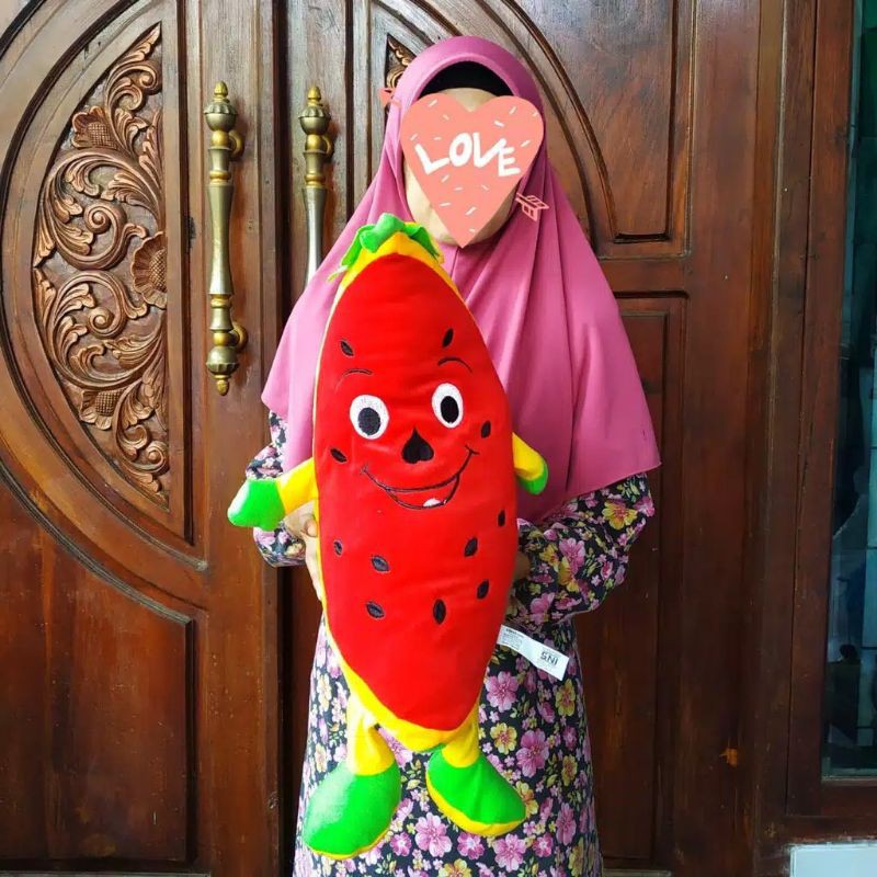 BONEKA SEMANGKA 40 CM / BONEKA SEMANGKA TERMURAH TERLARIS SNI