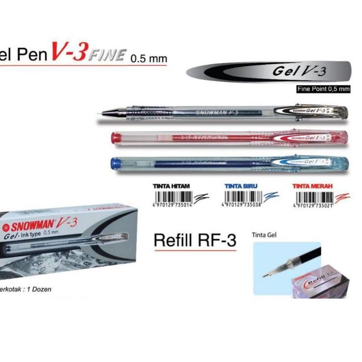 

New Update pulpen snowman V-3 ( 12 pcs )