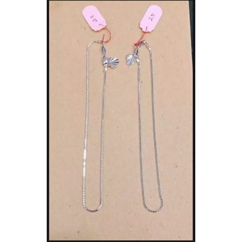 new produk gelang kaki itali perak 925 asli sangat cantik