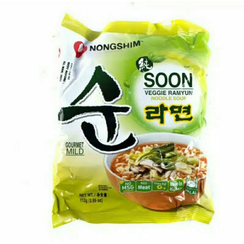 

Nongshim Soon Veggie Ramyun 112gr