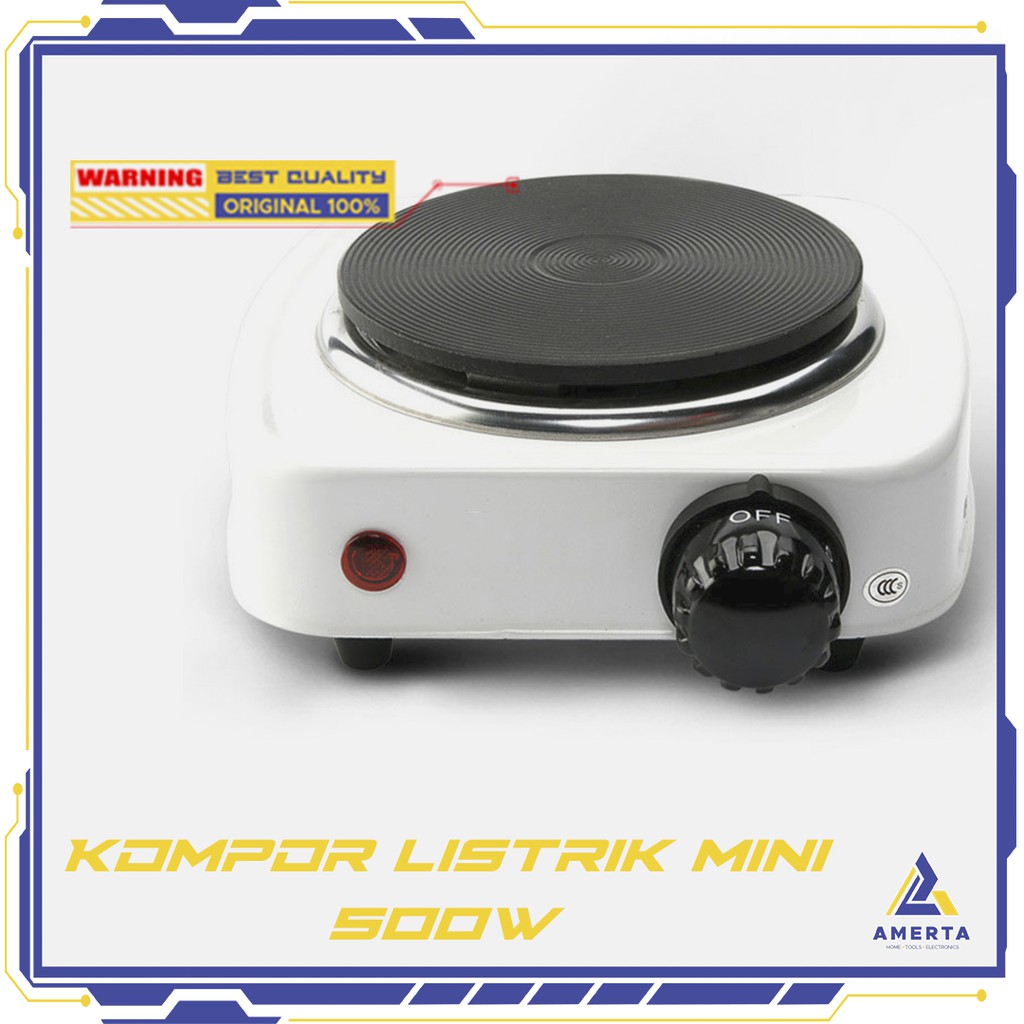 Kompor Listrik Mini Hot Plate Electric Cooking 500W