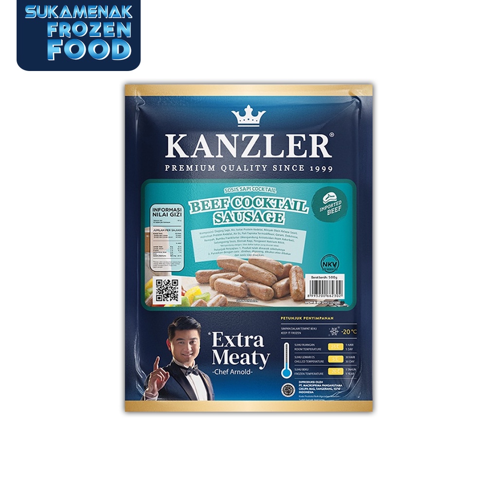 

KANZLER Beef Cocktail Sausage 500gr