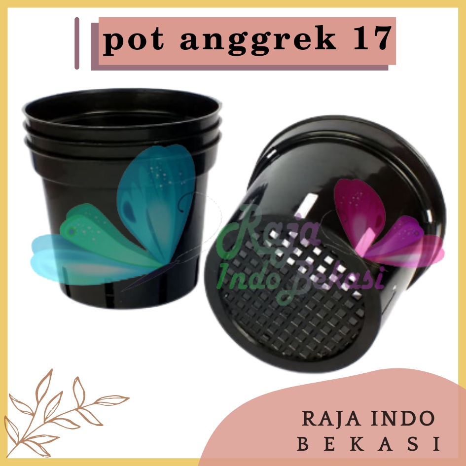 Pot Plastik Anggrek 17 | Jual Pot Bunga Anggrek Orchid Pot 17 Cm Grosir Murah