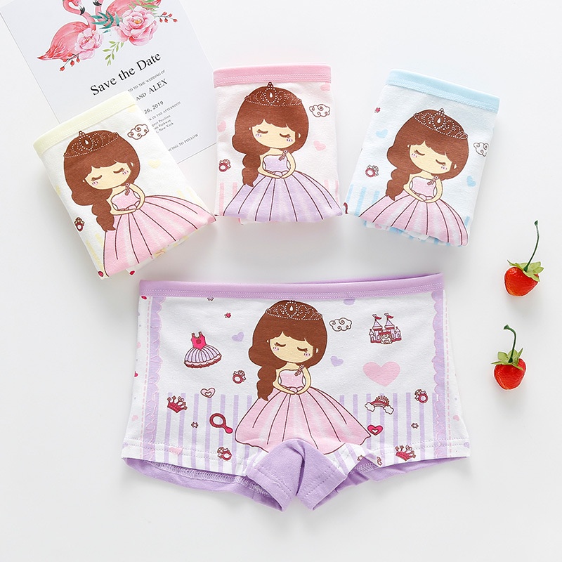 Celana Dalam CD anak bayi perempuan Katun Halus Motif Lucu Baby Girl Underwear umur 2 -12 tahun