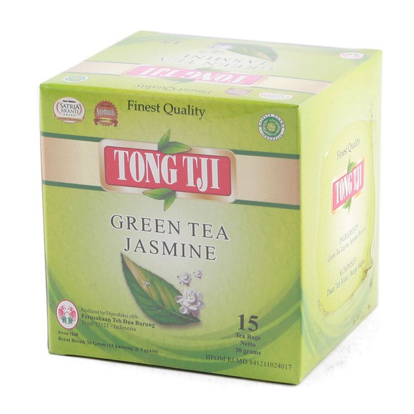 

TONG TJI Green Tea Jasmine 30gr - Teh Hijau Melati Kantong 15 x 2gr