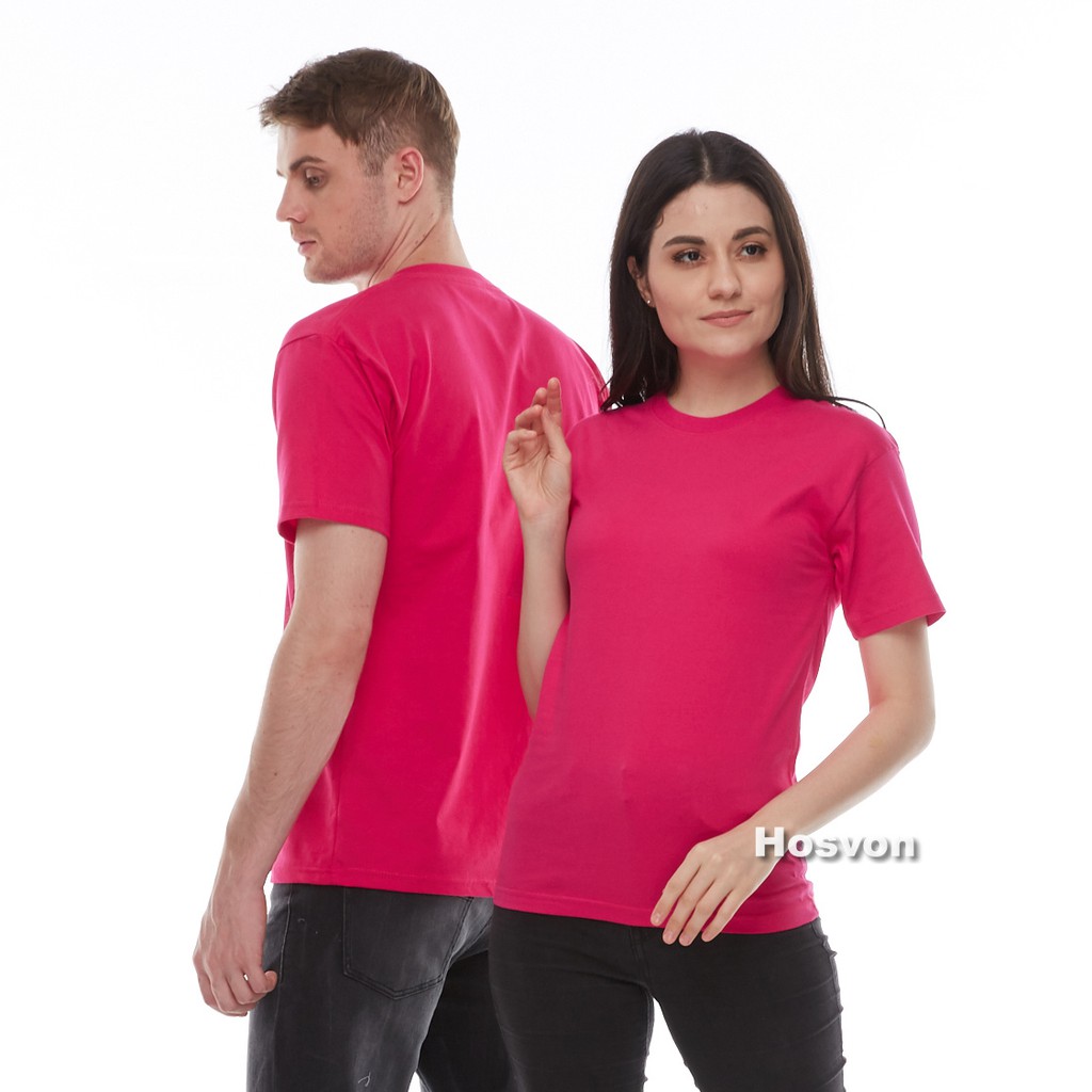 PINK FANTA Cotton Combed 20s Lengan Pendek (PRIA &amp; WANITA)