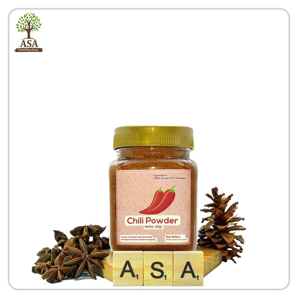 

Ready Stok Chili Powder - Bubuk Cabe - Ground Chilli 80 Gram