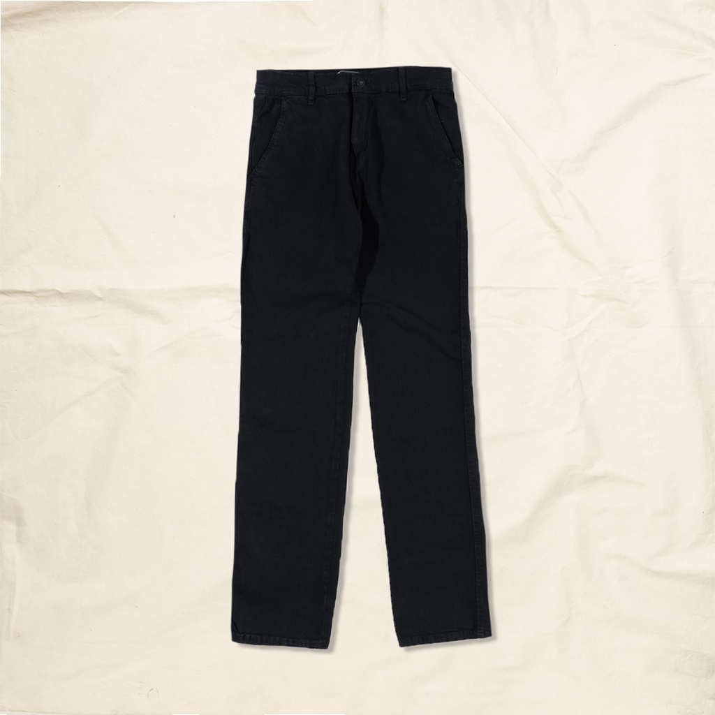 Jimmy and Martin - Basic Slim Stretch Chinos Black Dyed - S316