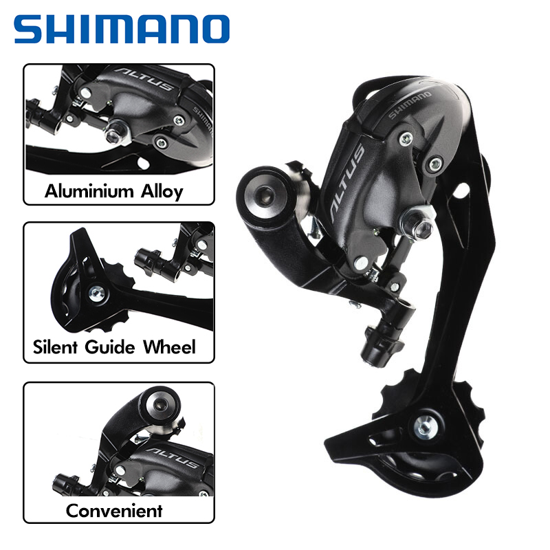 COD Shimano Derailleur Altus RD-M370/M390 Rear Derailleur 7 8 9 Speed MTB