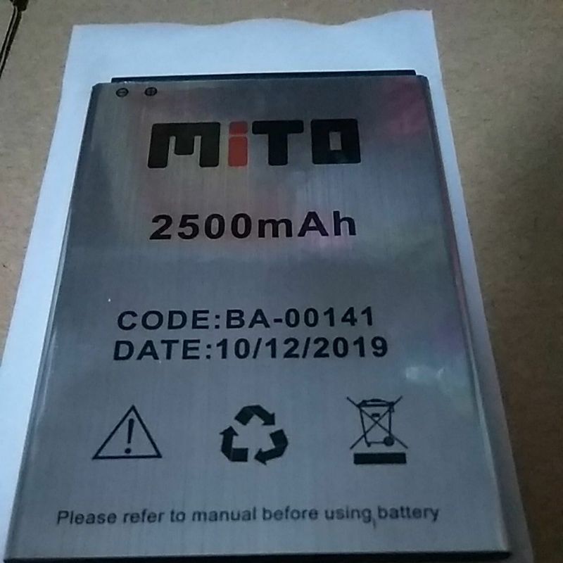 Baterai original mito Z1PLUS &mito A37 plus (BA-00141)