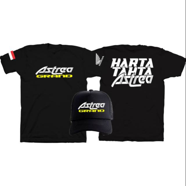 Kaos motor honda astrea grand harta tahta satu paket AG058