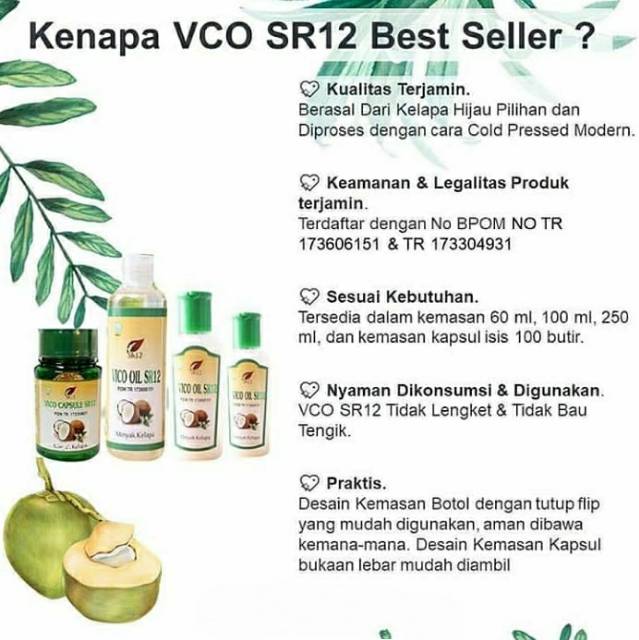 Vico Oil Sr12 Vco Virgin Coconut Oil Suplemen Daya Tahan Imunitas Tubuh Obat Corona Covid 19 Herbal Indonesia