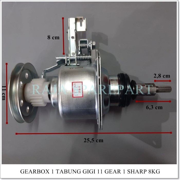 Gearbox Mesin Cuci 1 Tabung Sharp 8Kg