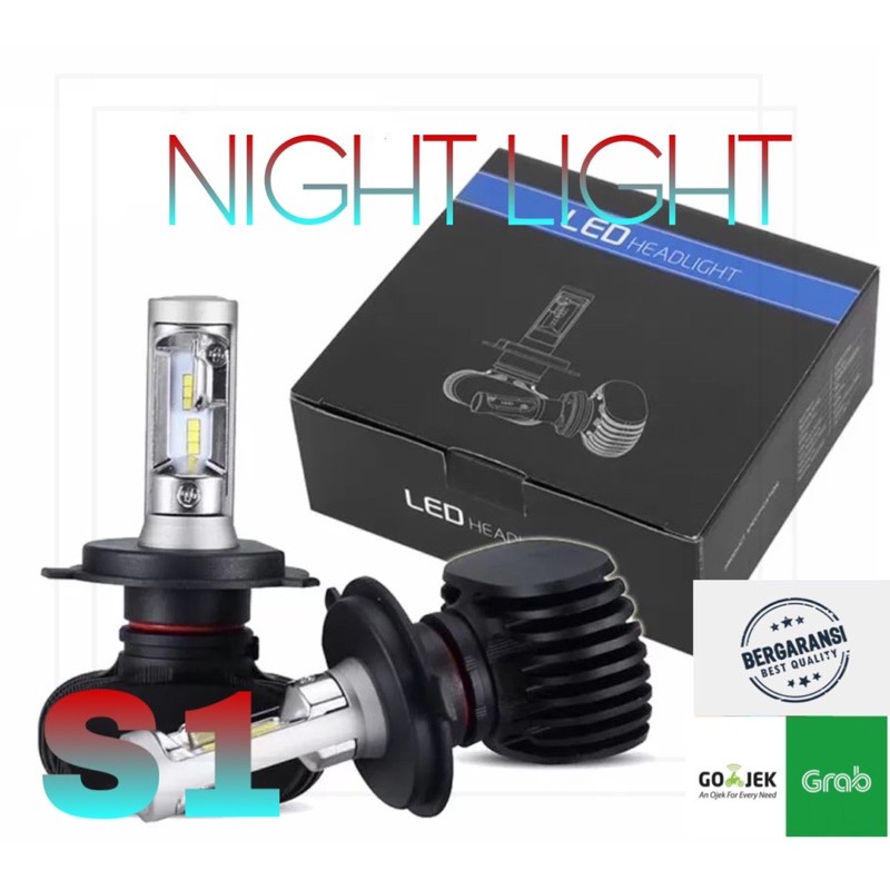 Lampu Led Mobil S1 CSP Chips 2 Pcs Sepasang R244